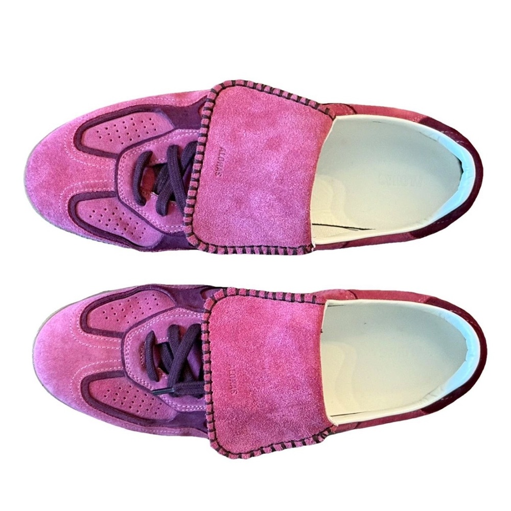 ALOHAS burgundy Suede Sneakers